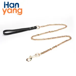 Hanyang OEM özel Metal 316l paslanmaz çelik yavru köpek oyuncağı P zincir yılan zinciri köpek Choke zinciri kayma kurşun eller serbest köpek tasma