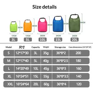 Sac étanche pliable portable, best-seller transfrontalier, pour activités de plein air, plage, natation, rafting - Product Image 3