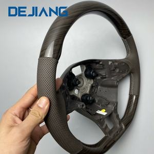 Volant de sport en bois de pêche de haute qualité pour VW Volkswagen <span class=keywords><strong>Golf</strong></span> 6 <span class=keywords><strong>7</strong></span> MK7 GTI <span class=keywords><strong>GTD</strong></span> GTE Polo Passat CC Accessoires de voiture - Product Image 5