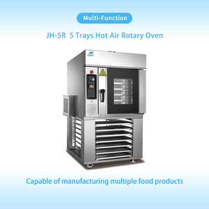 <span class=keywords><strong>Four</strong></span> rotatif à gaz JH 5R à 5 plateaux, <span class=keywords><strong>porte</strong></span> vitrée double visuelle, 25 kg/h pour boulangerie artisanale, salle de classe - Product Image 2