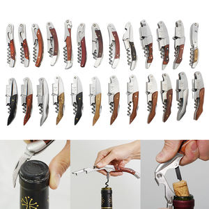 Sacacorchos <span class=keywords><strong>de</strong></span> Madera <span class=keywords><strong>de</strong></span> Palisandro con Logotipo Personalizado, Llave <span class=keywords><strong>de</strong></span> <span class=keywords><strong>Camarero</strong></span> para Vino con Funda <span class=keywords><strong>de</strong></span> Cuero - Product Image 4
