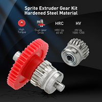 Kit d'engrenages d'extrudeur à double engrenage en acier trempé, engrenage POM pour Ender3 S1/Ender3 S1Pro/Ender3 Sl Plus/Ender-3 V3KE/Ender-3 V3 SE