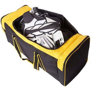 Bolsa de lona personalizada para hockey sobre hielo, precio de fábrica barato, fábrica con certificación BSCI - Product Image 3