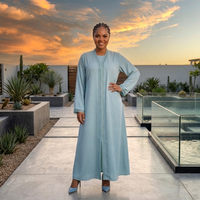 Nouvelle Abaya en Dentelle 2026, Ensemble Deux Pièces avec Robe Intérieure, Abaya Modeste, Vêtements Islamiques de Dubaï, Abaya Aïd, Robe Musulmane pour Femme, Vente en Gros