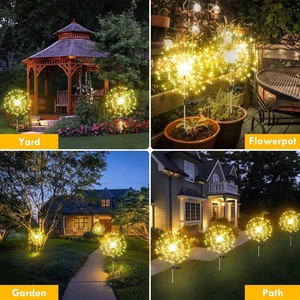 YUYANG Decorative Outdoor Waterproof <b>Solar</b> Firework Light Led String Light Twinkling for <b>Garden</b> Wedding Party Patio - Product Image 3