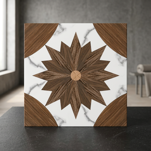 Wood Book Match Anti-slip Wood Grain Tiles 300x300mm Best Selling Outdoor Design - Product Image 1