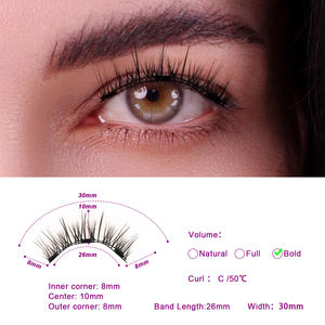 <span class=keywords><strong>Cils</strong></span> magnétiques faits à la main les plus vendus, triple aimant, 3 aimants, sans colle, bande complète, aspect naturel, <span class=keywords><strong>kit</strong></span> <span class=keywords><strong>de</strong></span> <span class=keywords><strong>cils</strong></span> magnétiques - Product Image 6