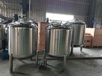 Réservoir de stockage d'eau en acier inoxydable SS316L de 55 gallons, fût de stockage de liquides