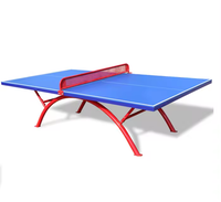 Planche d'extérieur imperméable dimensions table de ping-pang Table de ping-pong intérieure pliée en arc-en-ciel avec peinture UV écologique