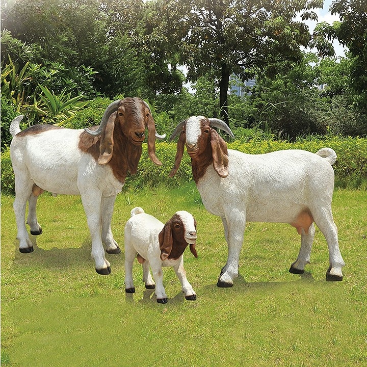 goat <LOST> S size新品未使用品 Life Size Goat Statues - Durable Outdoor Decor Solutions