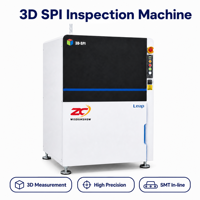 Máquina de Inspección de Pasta de Soldadura SPI Leap 3D Directa de Fábrica, 5 Millones de Píxeles, Repetibilidad de 1um, Equipo SMT SPI SPC MES 01005