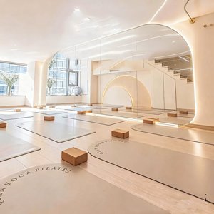 Tapis de yoga en forme d'arche imprimé avec logo personnalisé, 5 mm d'épaisseur, ovale, antidérapant, en PU, pour le Pilates et la relaxation - Product Image 6