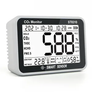 Smart Sensor CO2 Monitor Gasana lysator Temperatur Luft feuchtigkeit tester Luftqualität monitor Daten