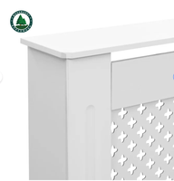 Vente chaude Moderne Écologique MDF Panneau De Bois Radiateur Couverture Blanc Armoire Chauffante pour La Décoration Intérieure pour Salon Chambre