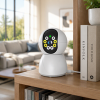 Kamera WiFi 720P Tersedia, Sudut Lebar 360 Derajat, Video Berwarna, Perangkat Keamanan Dalam Ruangan, Pelacakan Gerakan, Penglihatan Malam, Audio Dua Arah