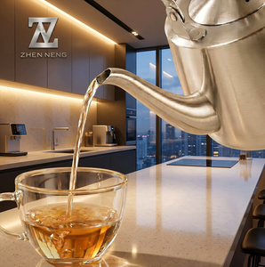 ZHEN NENG High Grade 304 Stainless Steel Cookware - Durable Water <strong>Kettle</strong> for Loose Leaf Tea &amp; Coffee, Professional Thick Bottom - Product Image 2