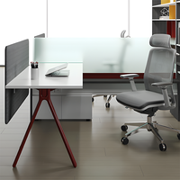 Meubles de bureau commerciaux, table de bureau, cloisons de bureau, bureau informatique avec armoire de rangement, chaise ergonomique