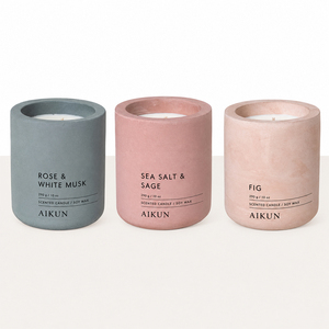 AIKUN Vente en gros de bougies parfumées de luxe, bougies écologiques sans fumée, bougies artisanales en cire de soja, bougies en céramique pour le salon - Product Image 2
