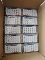 Kit de 180 cosses annulaires RV pré-isolées, connecteurs à sertir pour fils, assortiment rouge, bleu, jaune, bornes électriques annulaires