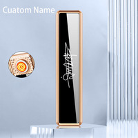 Touchez les empreintes digitales inductif USB charge briquet coupe-vent électronique Promotion en gros briquet