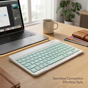 <span class=keywords><strong>Tastiera</strong></span> Bluetooth portatile da 10 pollici Ultra sottile senza fili compatibile con <span class=keywords><strong>tastiera</strong></span> Bluetooth per <span class=keywords><strong>Samsung</strong></span> Tab S9 - Product Image 1