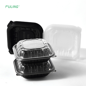 Fuling 8x8 9x9 mfpp bản lề container vỏ sò đưa ra thực phẩm container để đi hộp nhà hàng - Product Image 3