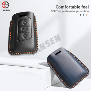 Custodia chiave per auto in pelle 2025 per <span class=keywords><strong>Skoda</strong></span> superba A7 <span class=keywords><strong>Kodiaq</strong></span> Seat Tiguan <span class=keywords><strong>Skoda</strong></span> Octavia <span class=keywords><strong>accessori</strong></span> per la protezione del telecomando - Product Image 4