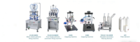 Machine de remplissage semi-automatique pneumatique efficace pour liquides, parfums, boissons et miel, en acier inoxydable 304, certifiée CE ISO