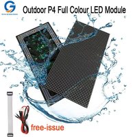 Module LED RGB SMD P4 étanche pour extérieur, résolution 256*128mm (64*32) pour panneaux d'affichage routiers et écrans de rue