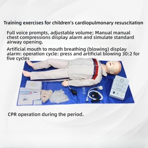 Maniquí de RCP Pediátrico YUYUE YY-CPR1 para Entrenamiento de Emergencia en Hospitales y Escuelas - Maniquí de Compresión Cardíaca Pediátrica de Termoplástico - Product Image 3