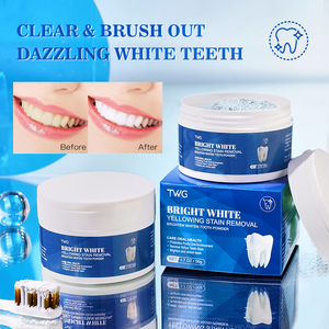 Poudre <span class=keywords><strong>dentifrice</strong></span> blanchissante probiotique TWG OEM pour soins bucco-dentaires, élimine les taches jaunes, rafraîchit et blanchit les dents. - Product Image 4