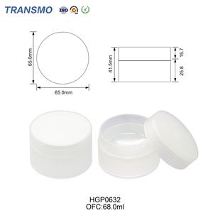 Emballage de lotion pour le corps en plastique recyclé, logo personnalisé, pot à cheveux, pot à crème en plastique de 60 ml - Product Image 2