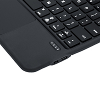 Étui clavier Bluetooth rétroéclairé fin et détachable avec pavé tactile pour iPad Air Pro Series