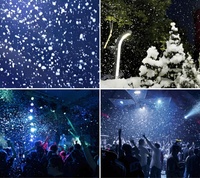 Machine à neige Winwell 600W pour extérieur et intérieur, machine à neige artificielle pour Noël, mariage, effets spéciaux électriques DMX pour fêtes et événements