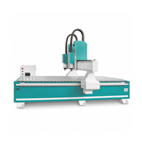 Máquina Router CNC de Doble Cabezal Jinan Mosencnc 1325 para Madera, Trabajos en Madera, Corte, Grabado de Muebles de Madera, Sistema DSP A11/NK105
