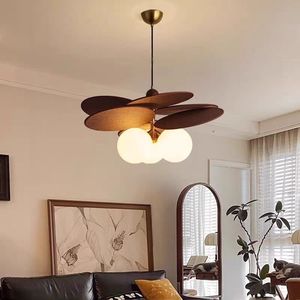Suspension vintage française du milieu du siècle en bois de frêne, fer et verre, double usage, fixation par ventouse, options marron/or/blanc pour chambre à coucher - Product Image 2