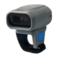 Escáner de código de barras de anillo portátil inalámbrico Xkancode 1D CCD BT 2,4 GHz Escáner de código de barras portátil