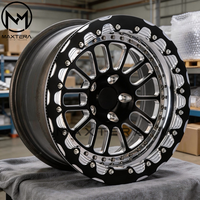 Rines de Aleación Maxtera Forged Custom Estilo Beadlock para Carreras de Drag, para BMW M3 M4 GT-R Supra Mustang Camaro Corvette Dodge