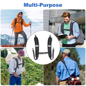 Trendy Portable Adjustable Durable Padded Black Polyester/Nylon Caisheng Backpack Shoulder Straps Replacement for Dry Bags - Product Image 6