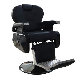 Fauteuil de Barbier Classique Économique avec Pompe Hydraulique Grande Taille, Noir - Product Image 6