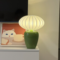 Lampe de bureau à trois pattes de style bohème de vacances Pure Handmade Pachin Woven Lighting Home Decoration