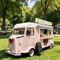 Camión de Comida Eléctrico Personalizado para Helados con Cocina de Acero Inoxidable, Remolque Móvil de Venta con Certificación CE/DOT para EE. UU.