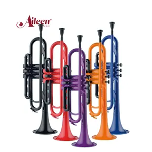 Cheap Plastic Trumpet Recyclable and Eco-friendly ABS Kids Plastic Trumpet Red for Sale(TP230P)