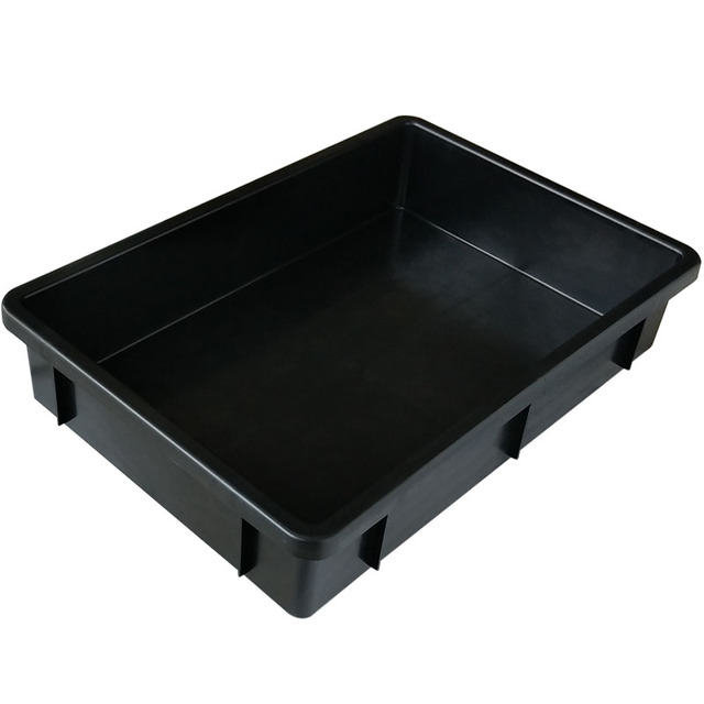 440*295*80mm ESD Conductive Trays/black Plastic Esd Pcb Tray/YP-C313 Antistatic Storage Tray