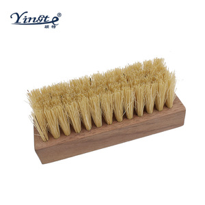 Yinste Solid Wood Pig Bristle Cleaning <b>Brush</b> Durable Household <b>Shoe</b> <b>Brush</b> - Product Image 1