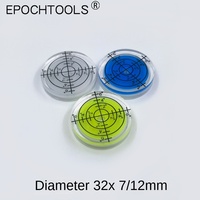 Niveau universel de 32mm de diamètre avec niveau à bulle de haute précision