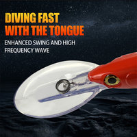Leurre Minnow coulant en ABS, flottant, pour pêche en eau profonde, pour Marlin, Poisson-chat, Brochet, Carpe, Bar, Saumon, eau douce et eau salée, appât nageur