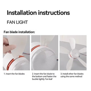 مقبس صغير E27 LED مع شفرات قابلة للإزالة خفيفة أبيض عن بعد للمطبخ وغرفة النوم المنزلية - Product Image 5
