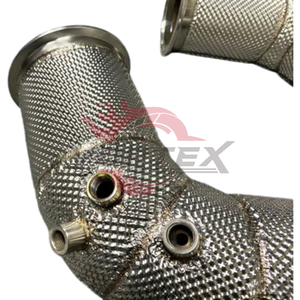 Tubería de Escape de Acero Inoxidable Vortex para Audi RS6 RS7 C8 4.0T V8 Performance Turbo, Tubería Mejorada con Protección Térmica - Product Image 4