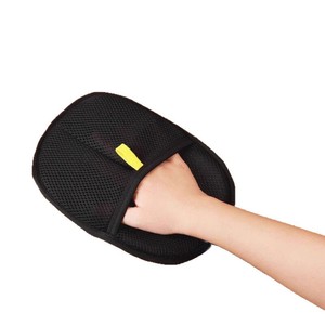 Gant anti-poils pour animaux de compagnie, en polyester noir, anti-statique, pour chats et chiens, éliminateur de peluches - Product Image 5